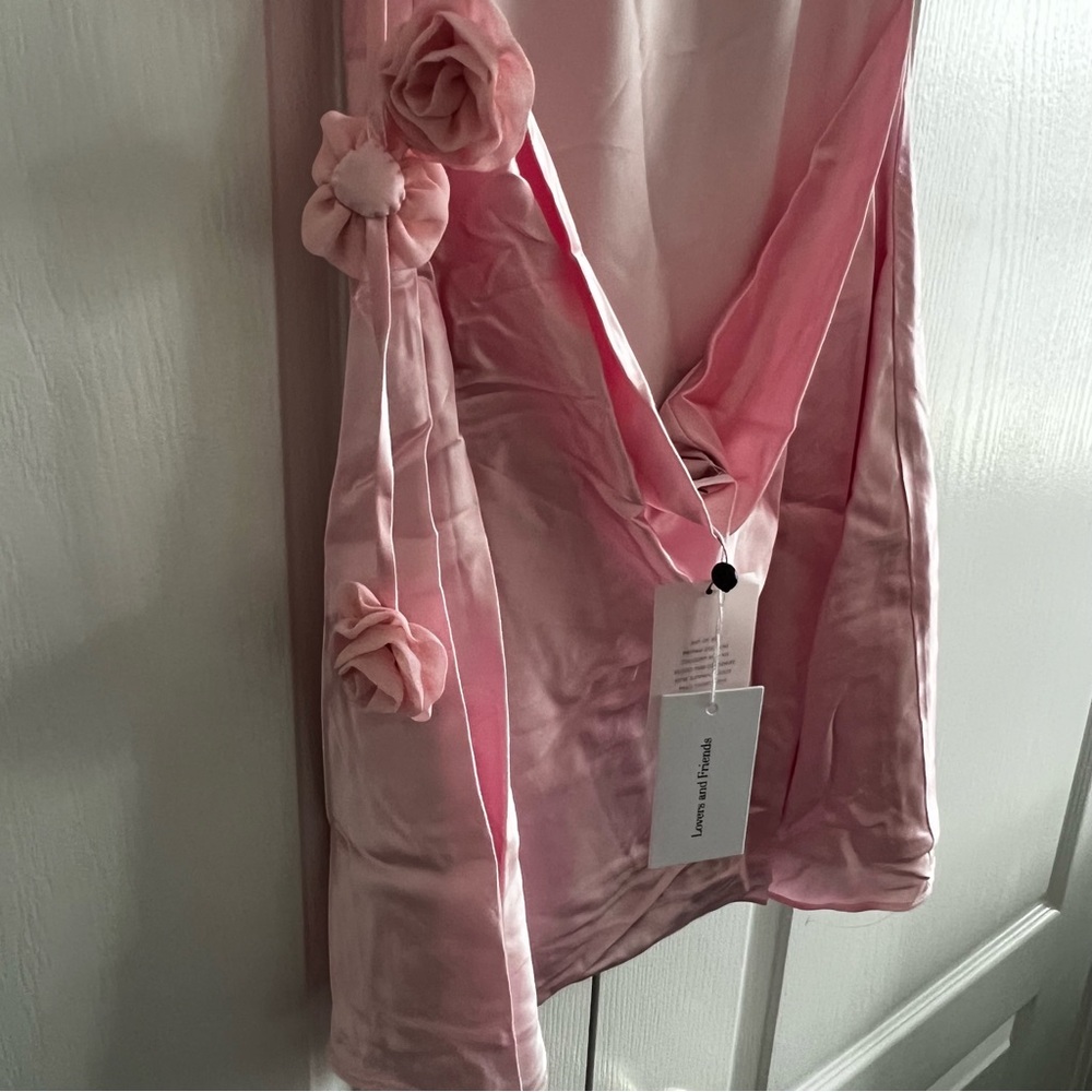 Lovers and Friends Mariam Mini Dress in Light Pink size Small NEW! New with tags - Picture 8 of 10